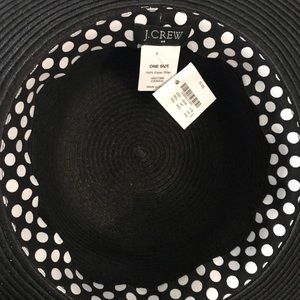 J Crew Floppy Hat Black